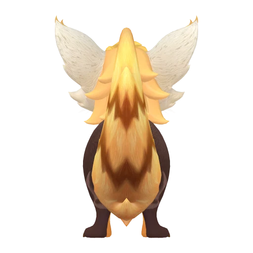 Bolty, back view