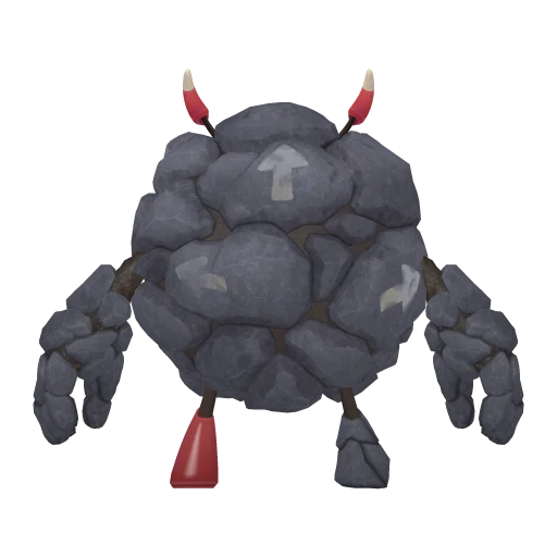 Bouldus, back view