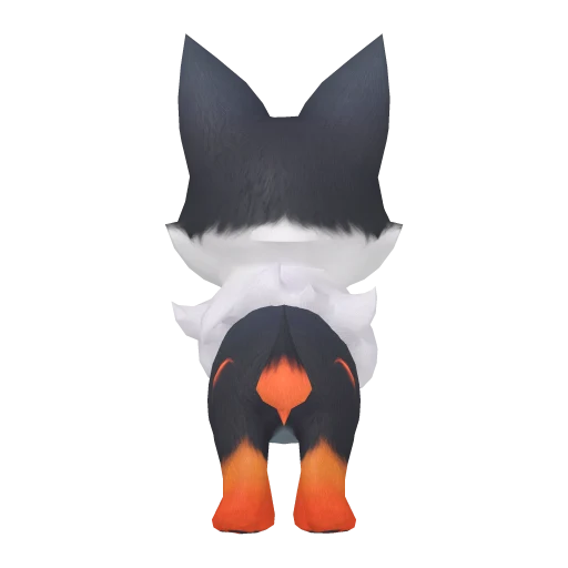 Emberpup, back view