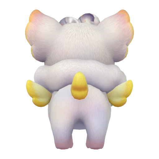 Fentuft, back view