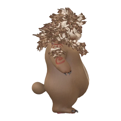 Grizbo, side view