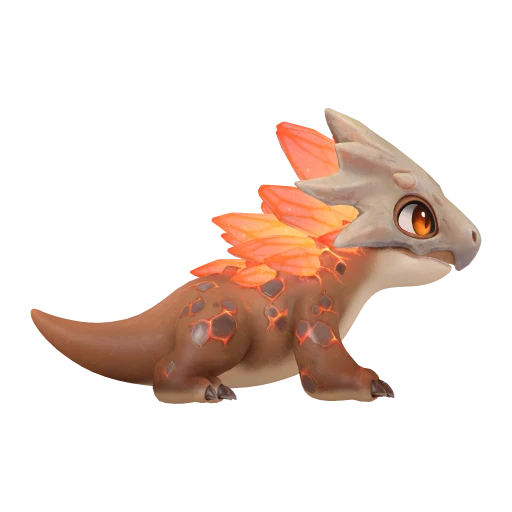 Pebbling, side view