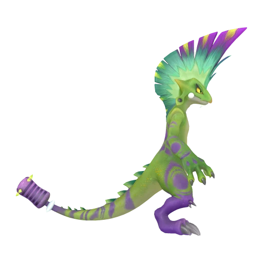 Pomawk, side view
