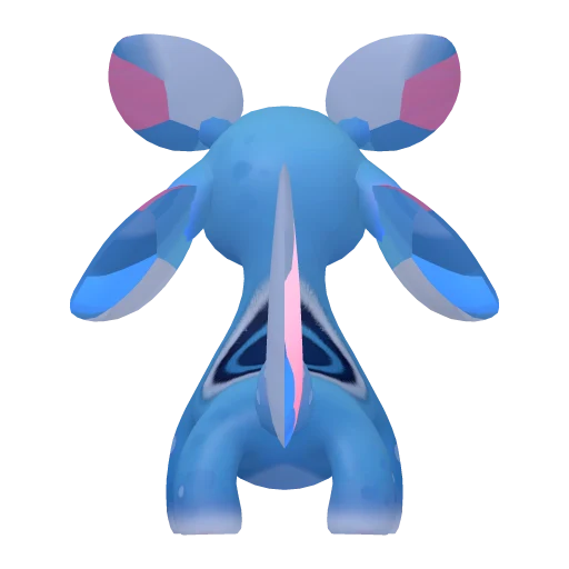 Pranky, back view