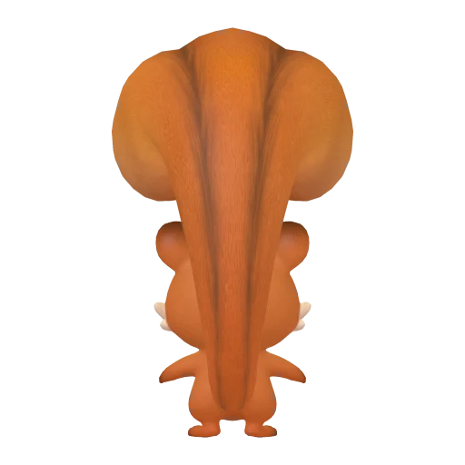 Squarrel, back view