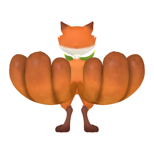 Squashel, back view